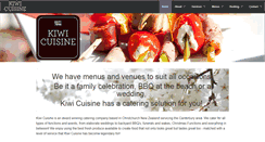 Desktop Screenshot of kiwicuisine.co.nz