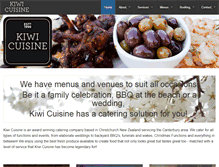 Tablet Screenshot of kiwicuisine.co.nz